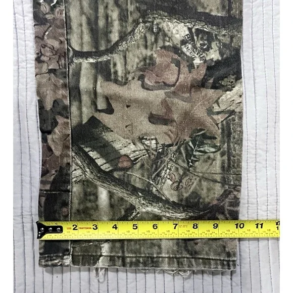 Mossy Oak Break Up Infinity Camo Pants Straight Fit Camouflage Mens 38x32 - Picture 6 of 10